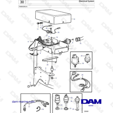 Volvo Penta TAMD42WJ-A - Electrical system