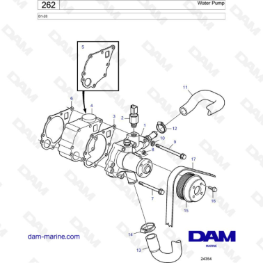 Volvo Penta D1-20 - Bomba...