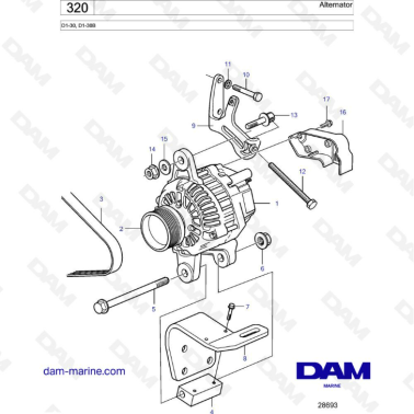 Volvo Penta D1-30/D1-30B -...