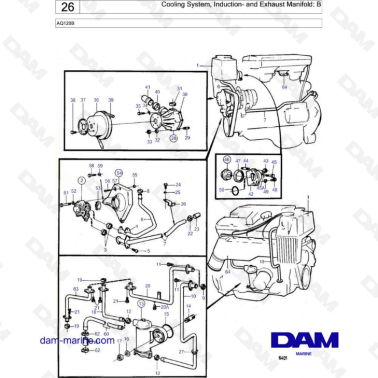 Volvo Penta AQ120B -...