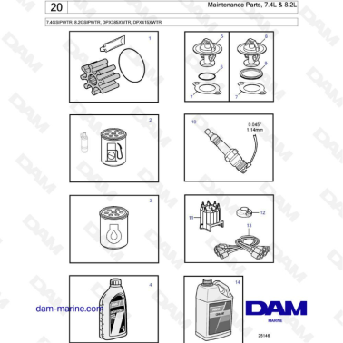 Volvo Penta 7.4L GSI / 8.2L...