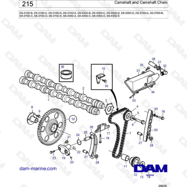 Volvo Penta D6-310D-B -C -D...