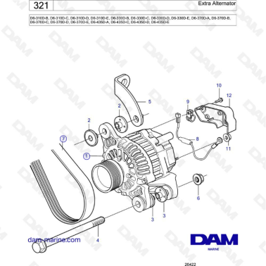Volvo Penta D6-310D-B -C -D...