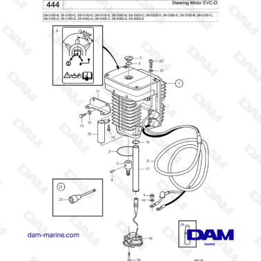 Volvo Penta D6-310D-B-C-D-E...
