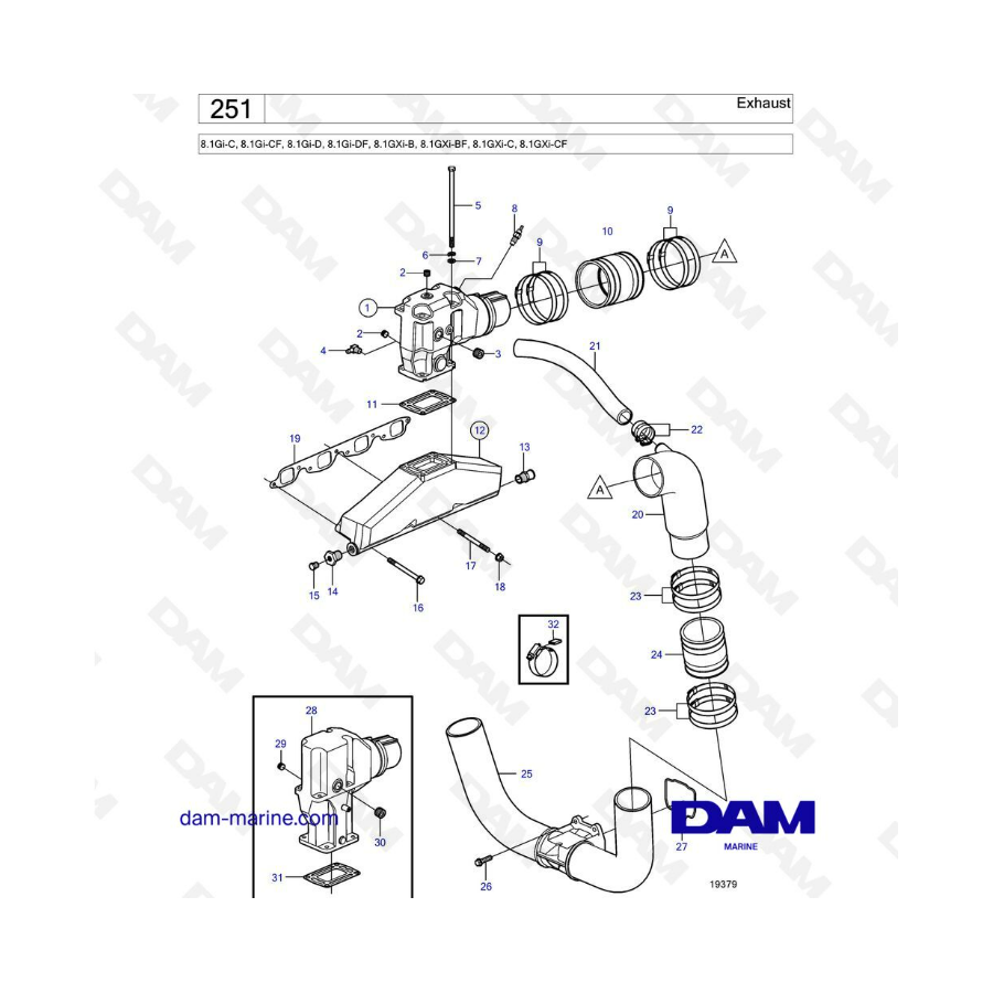 Volvo Penta 8.1L GiC / GiCF / GiD / GiDF / GXiB / GXiBF / GXiC