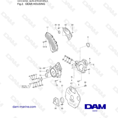 Yanmar 6LPA-SP2 - Gear housing