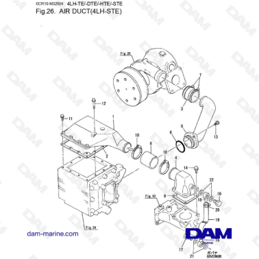 Yanmar 4LH-STE - Conducto...