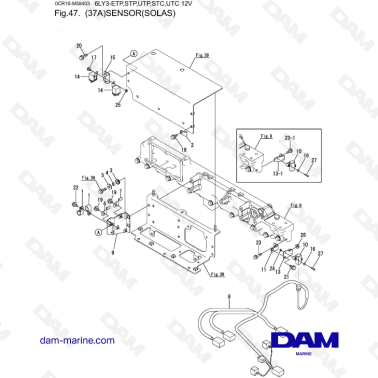 Yanmar 6LY3-ETP/STP/UTP/STC/UTC - Sensor (SOLAS)