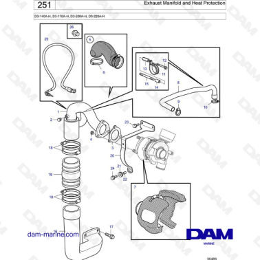 Volvo Penta D3-140A-H /...