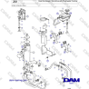 Volvo Penta 8.1Gi-E, 8.1GXi-D, 8.1OSi-A - Circulation Pump and Thermostat