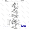 Volvo Penta D1-30 / D1-30B / D1-30F - Cylinder head