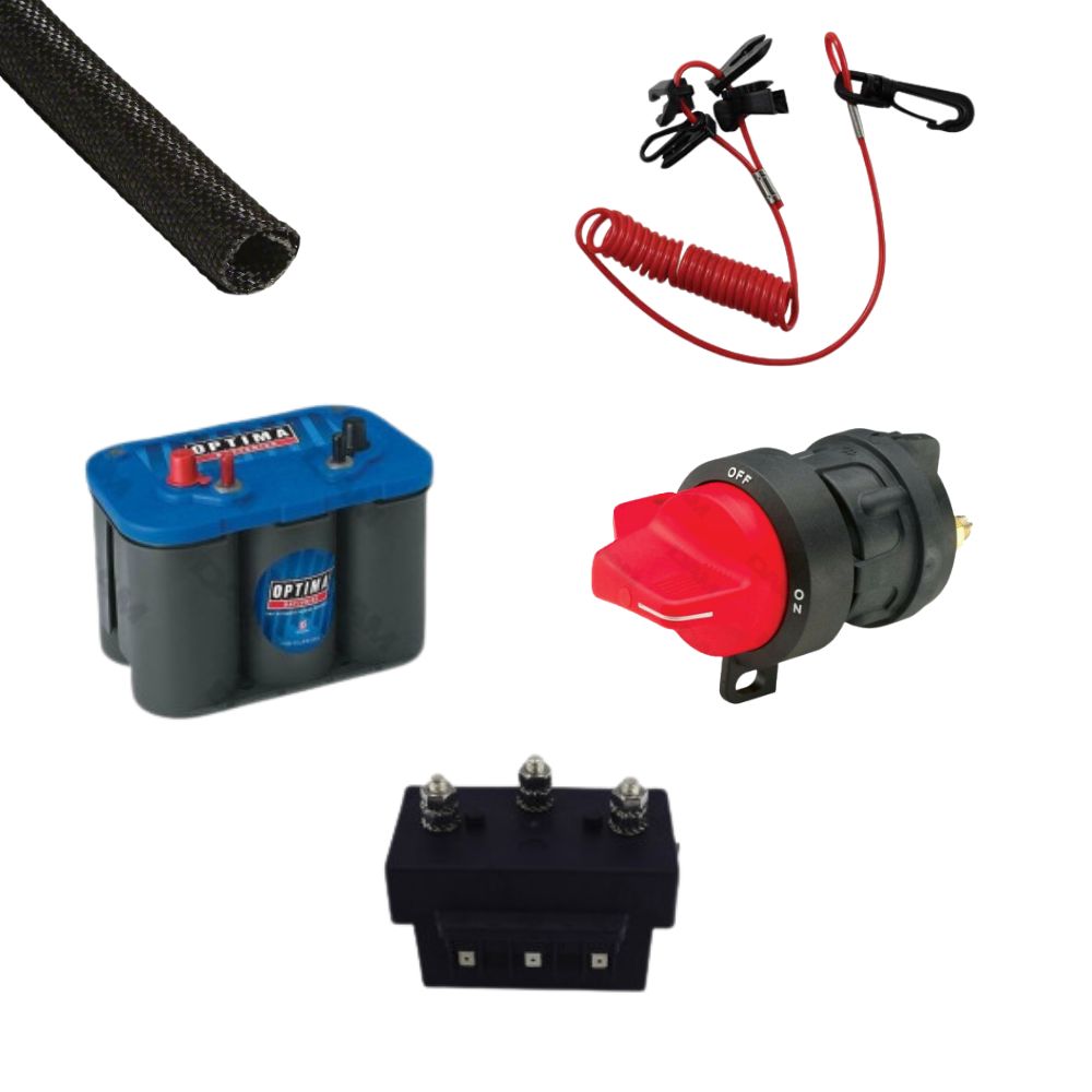 Électricité marine : batteries, coupe-circuits et accessoires