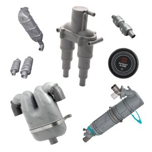 Systèmes d'échappement pour moteurs inboard – Conçus pour résister aux conditions marines