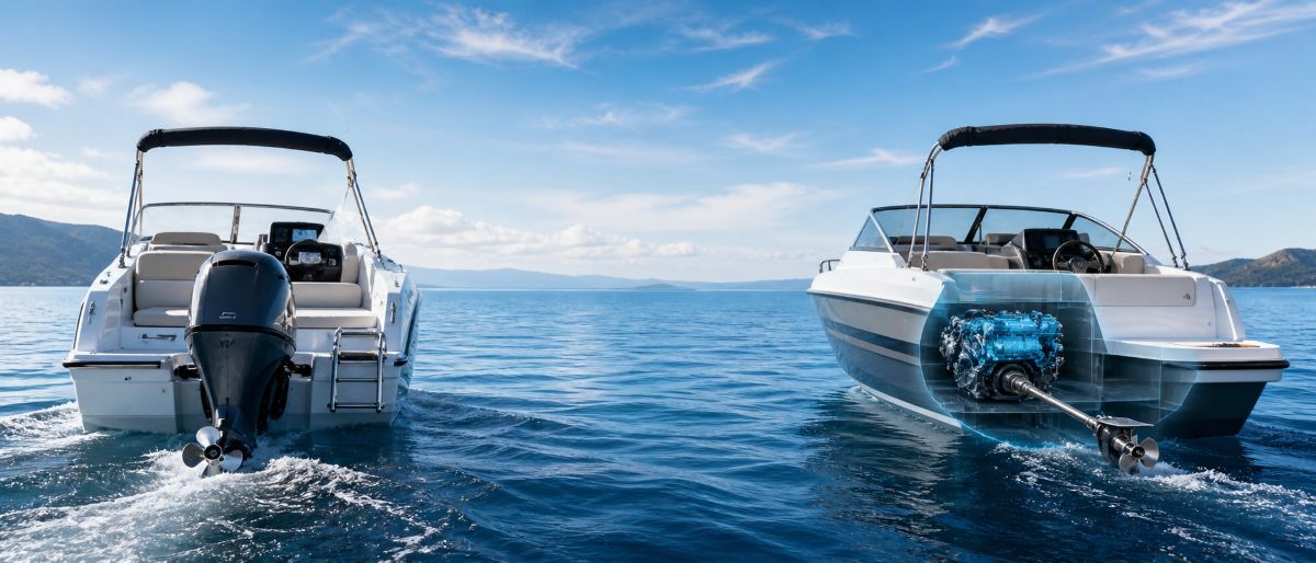 Confronto tra motore entrobordo e motore fuoribordo per barca