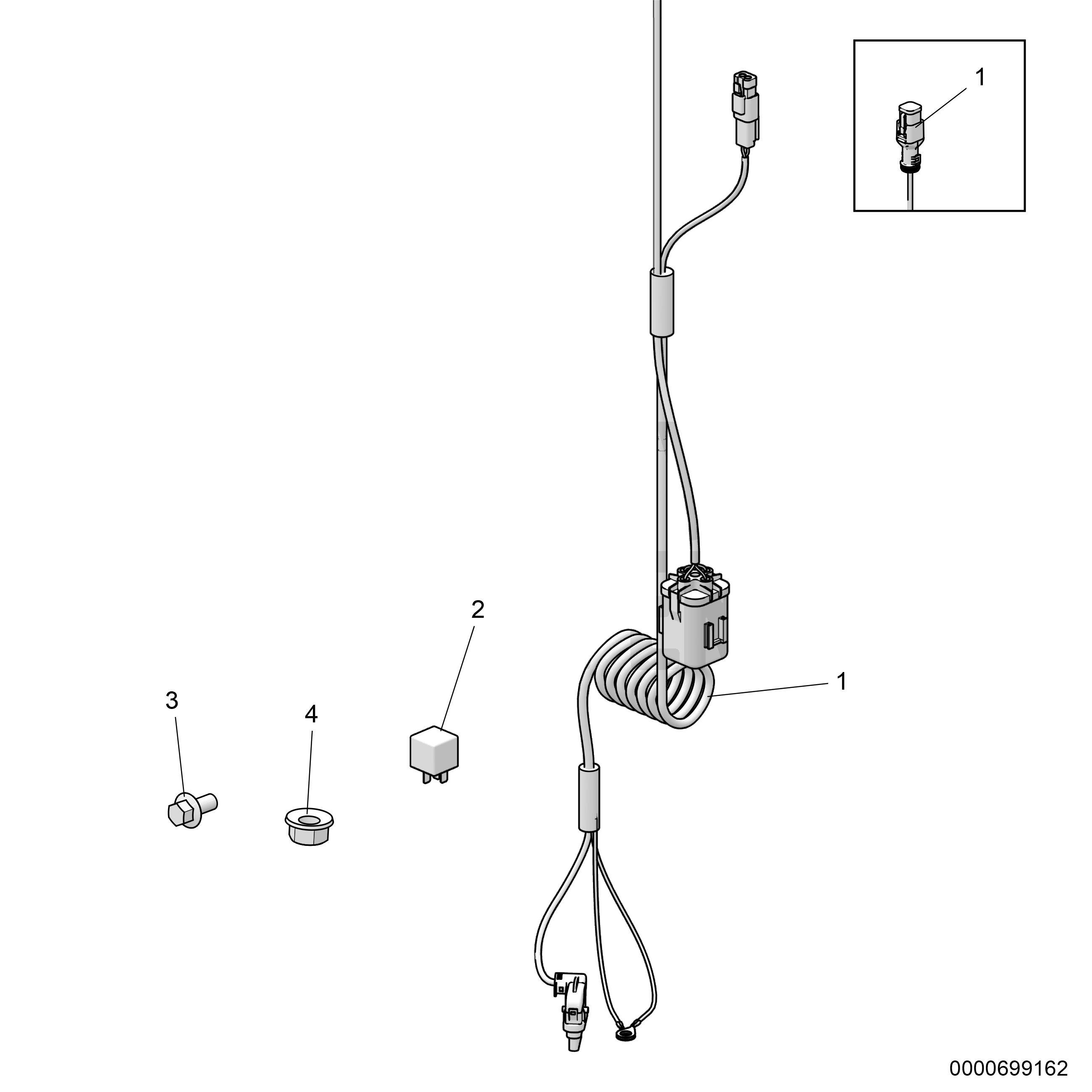 (Kit faisceau de câblage d'alternateur supplémentaire 24 V