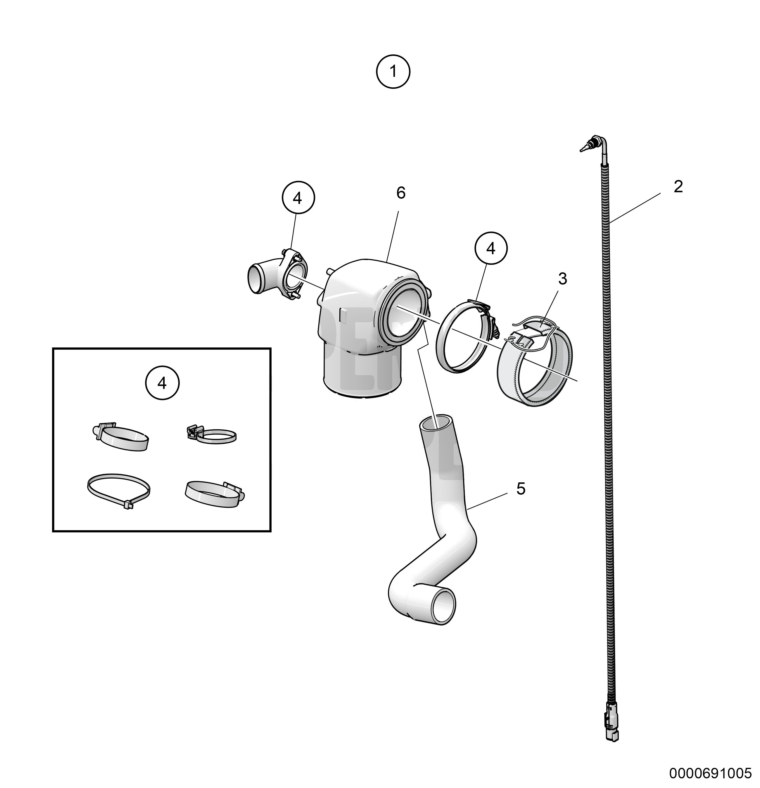 Kit coude d'échappement IPS, puissance basse