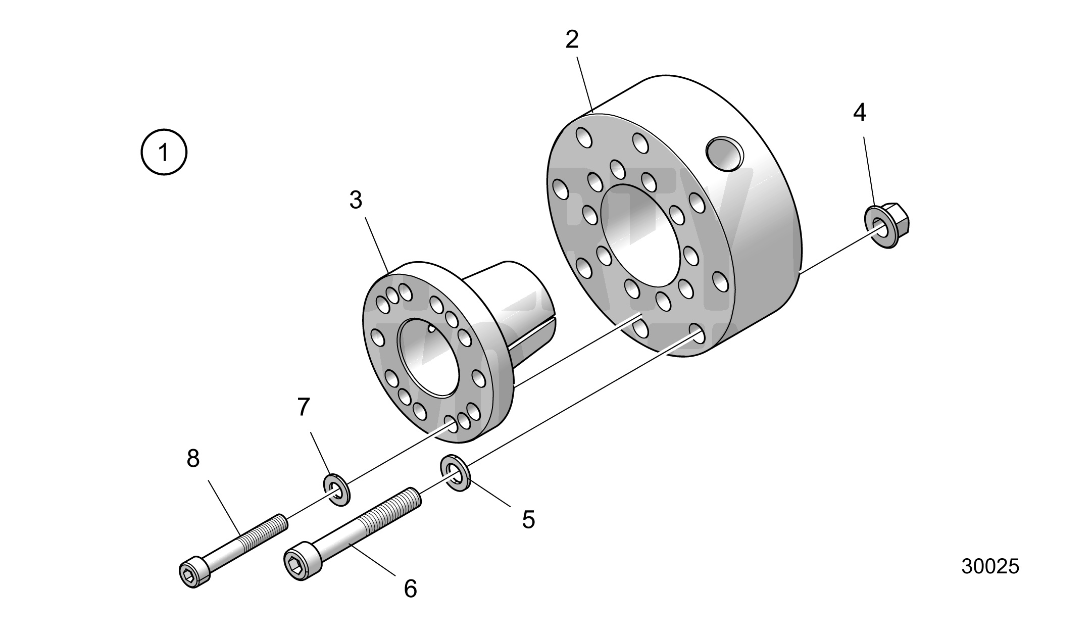 Accouplement par serrage, arbre de transmission, HS45A, HS68A, HS68IV