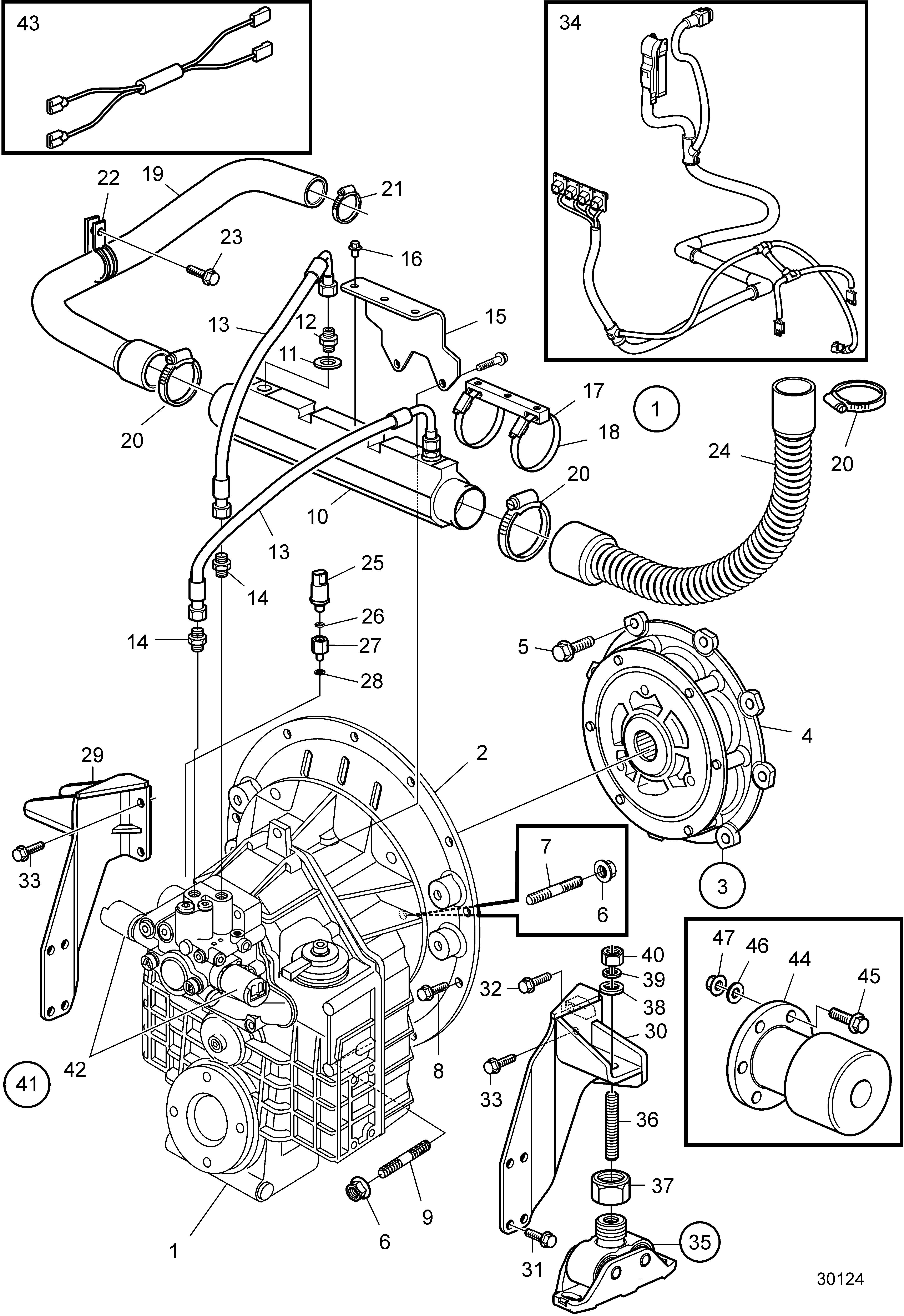Pièces de raccordement, inverseur HS85IVE