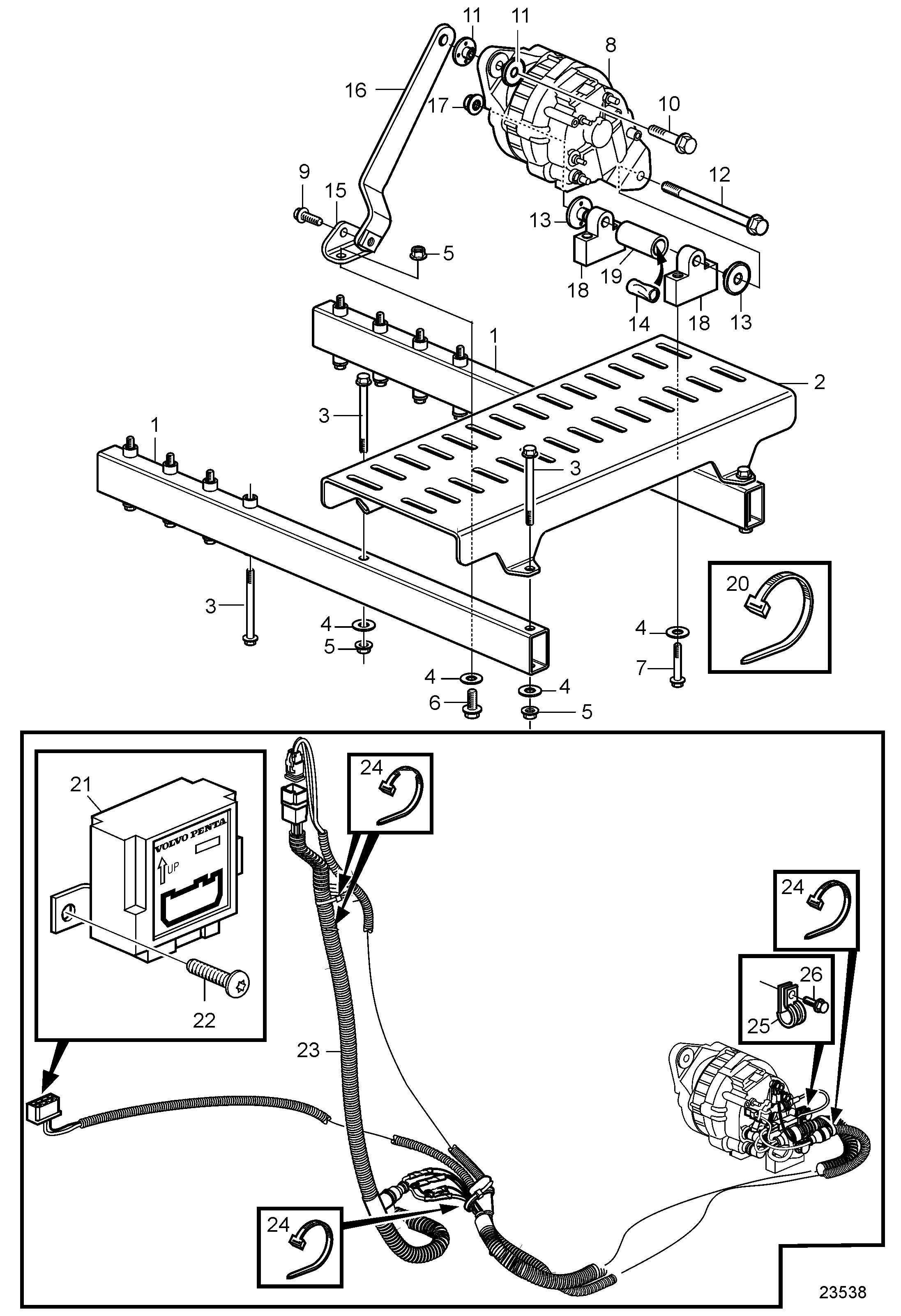 Système et instruments électriques, SOLAS