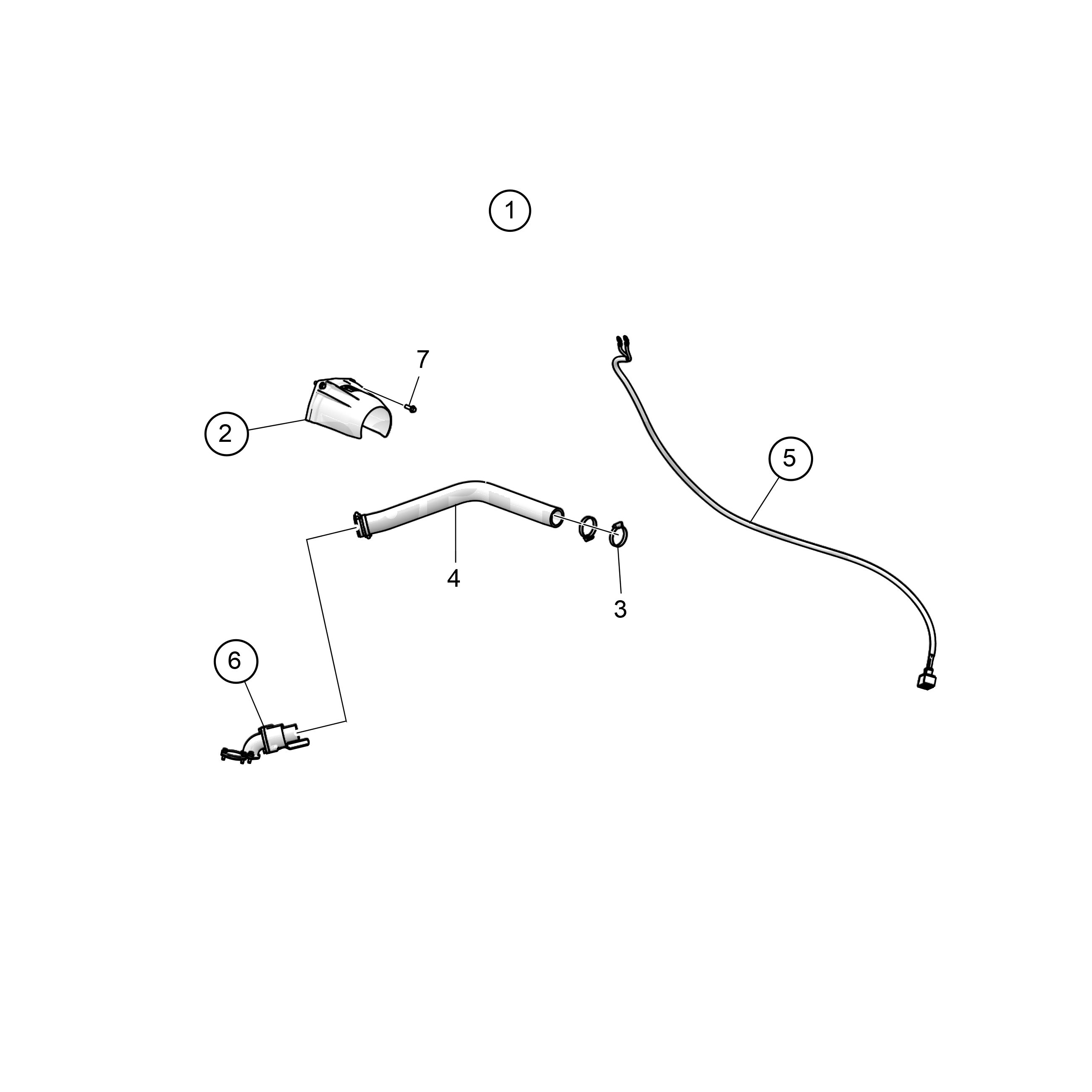 Kit d'installation, IPS, arbre intermédiaire standard, puissance basse