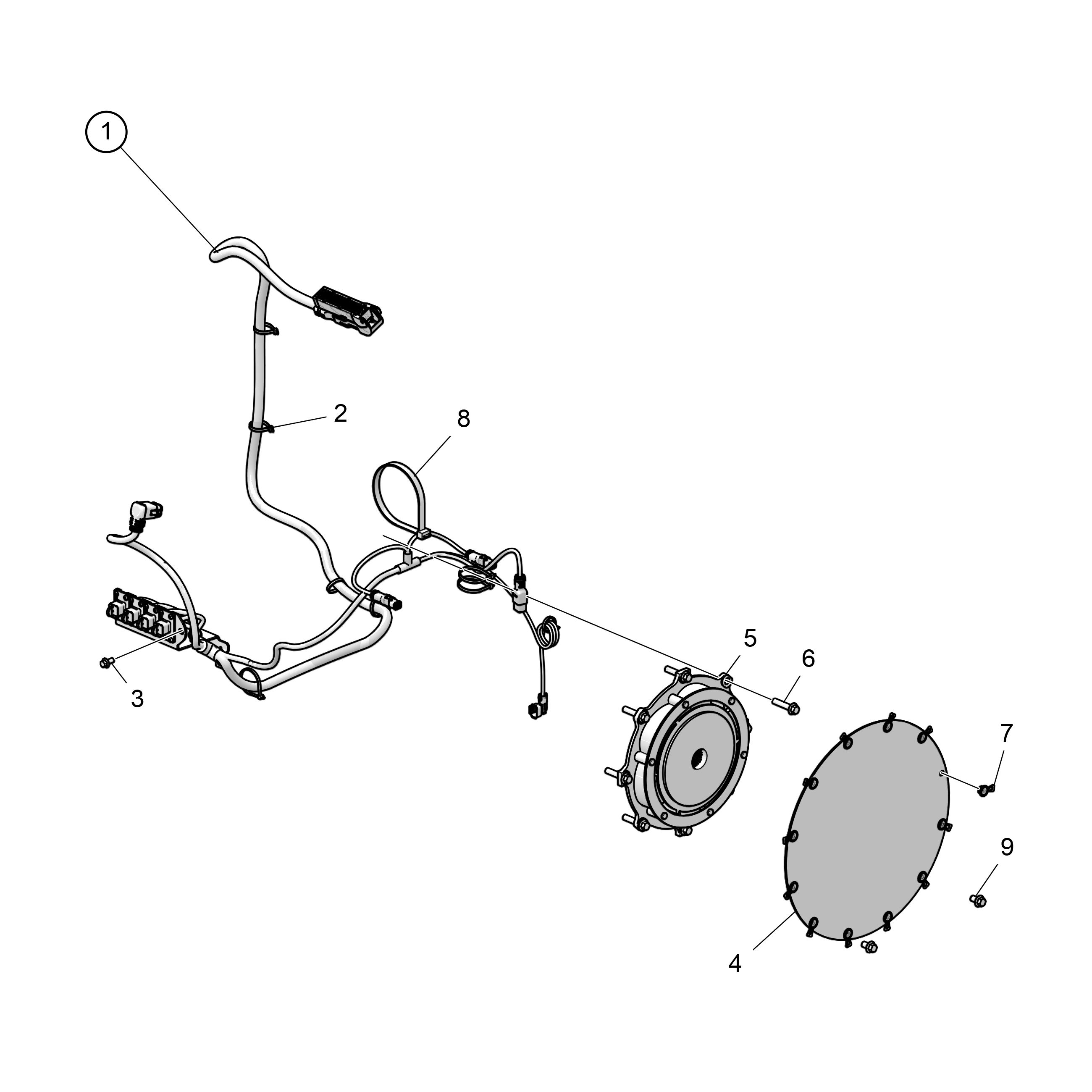 Kit d'installation de pignon d'inverseur, Bobtail pour rapport IV