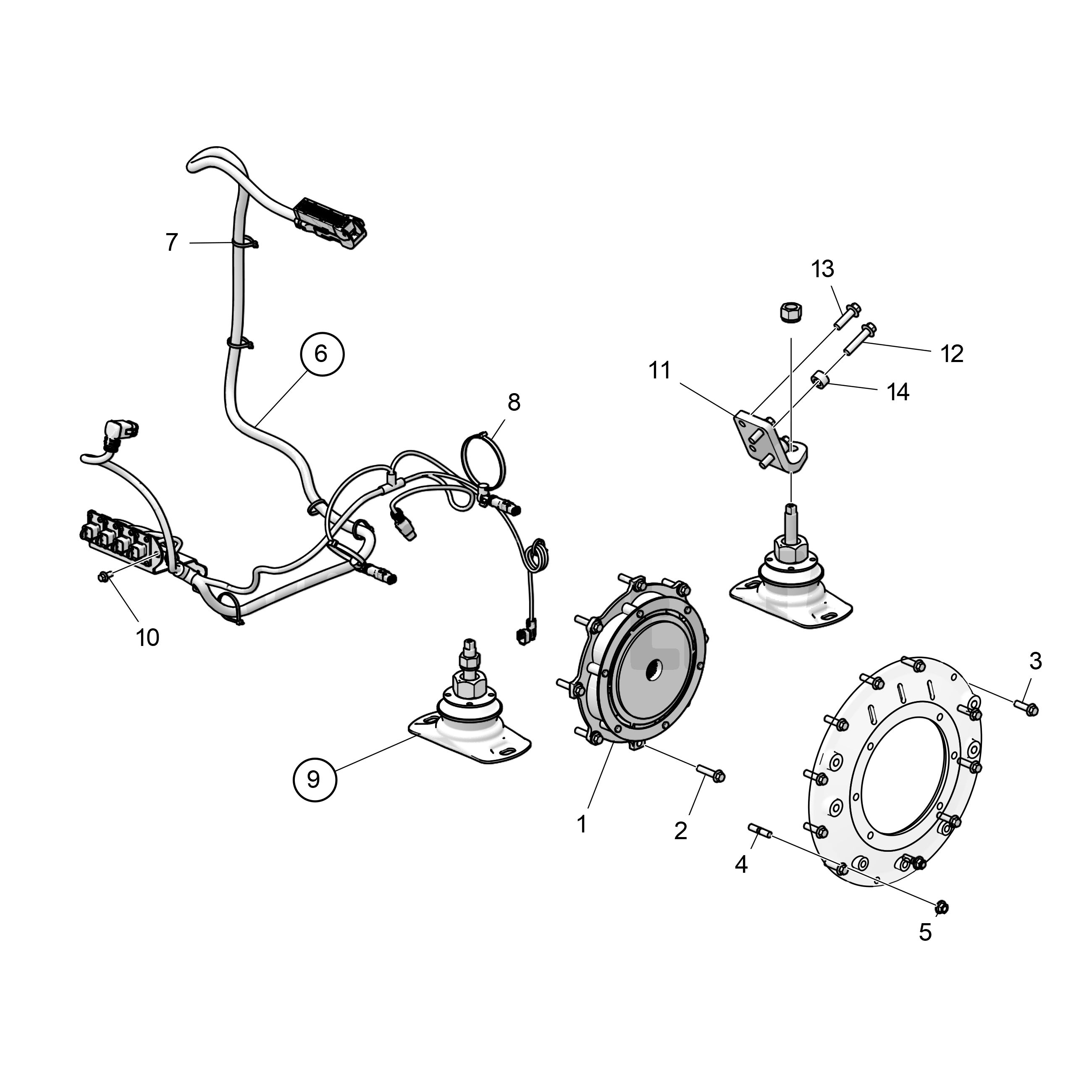 Kit d'installation d'inverseur ZF220