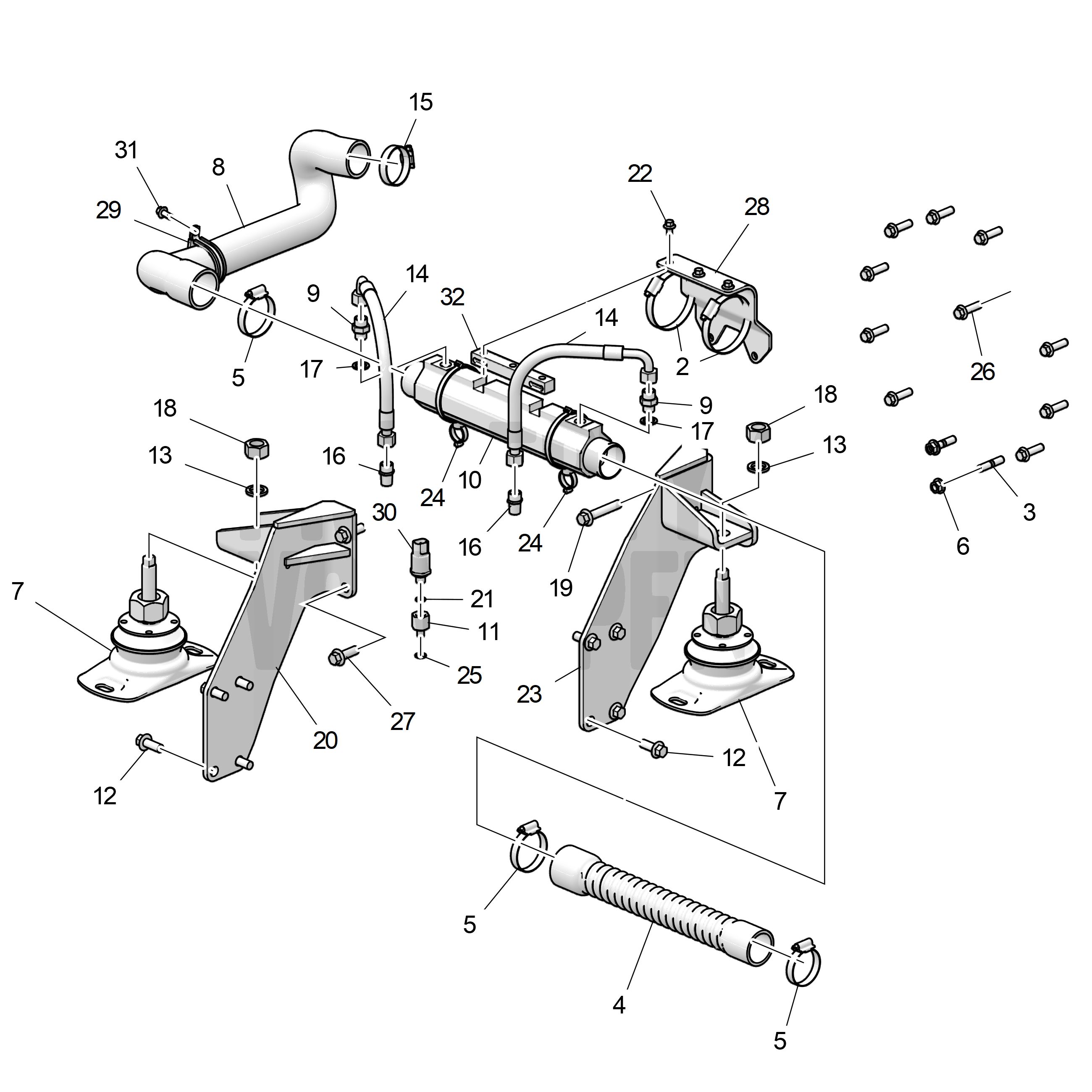 Kit de connexion, HS85IV