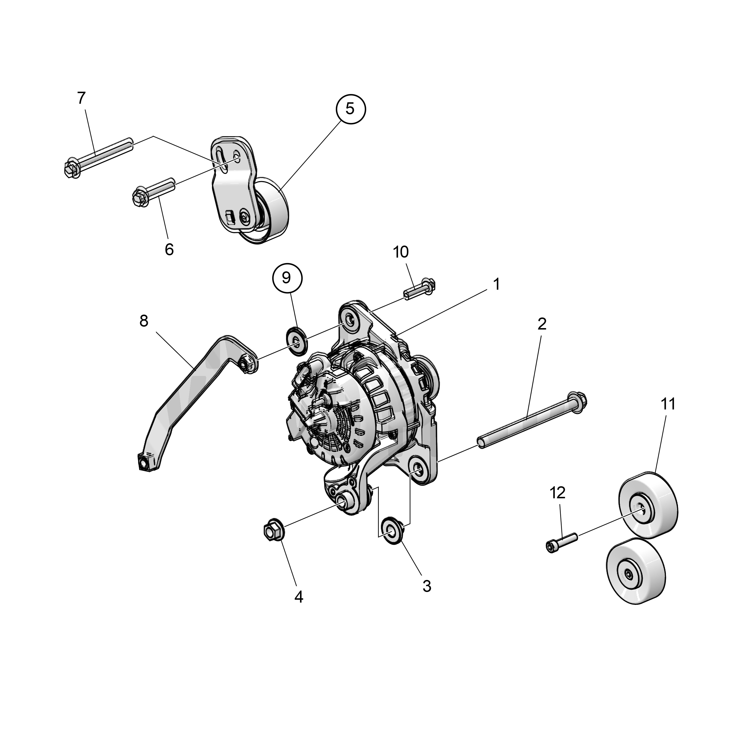 Alternateur 14 V / 150 A