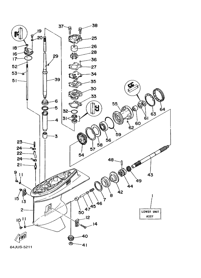 BOITIER D'HELICE TRANSMISSION3