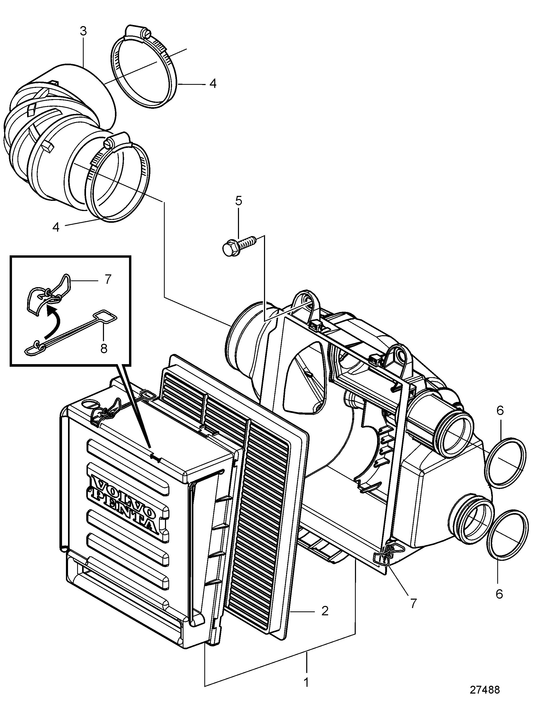 Filtro de aire para compresor
