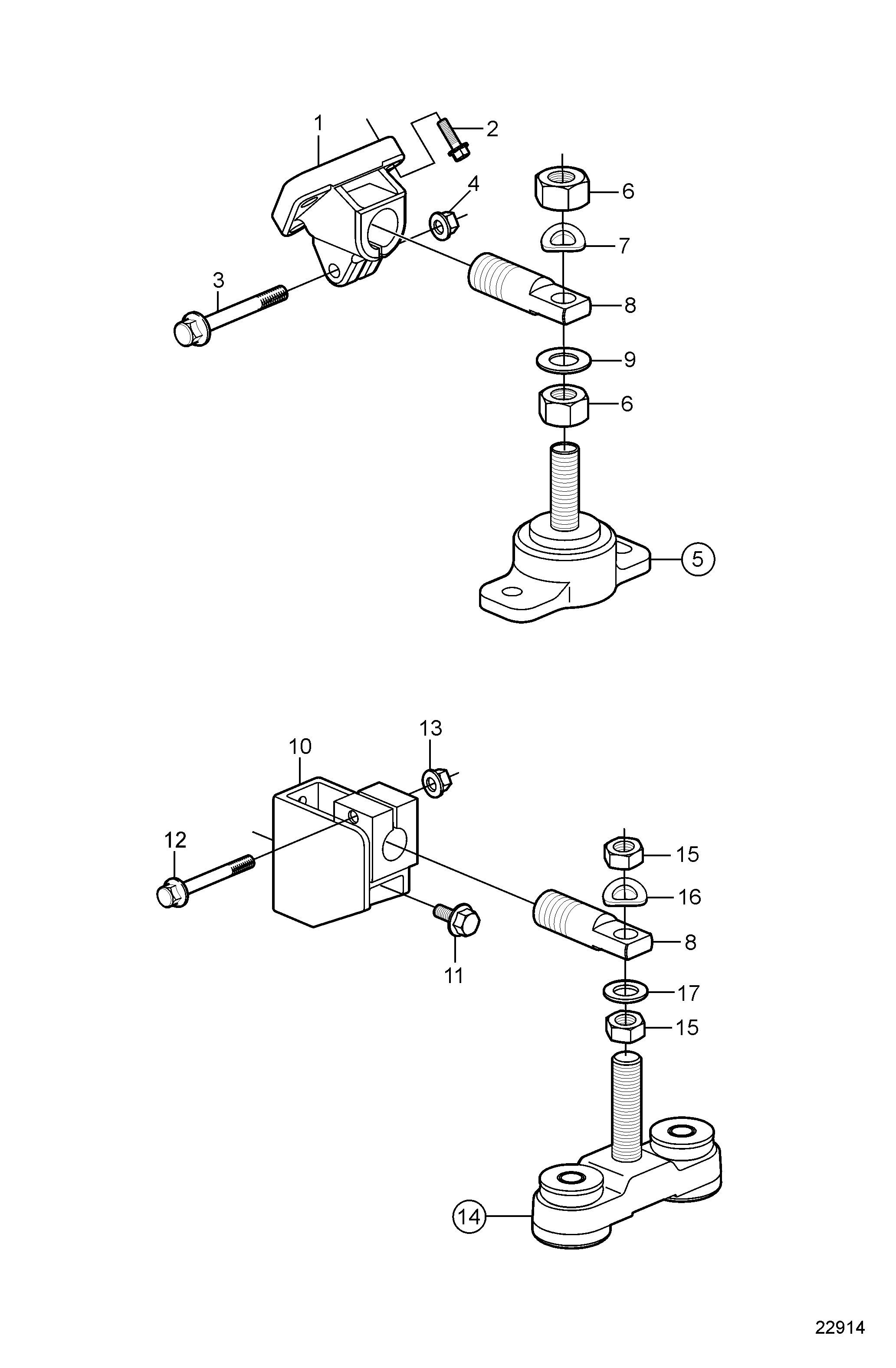 Supports moteur et transmission, HSW630D