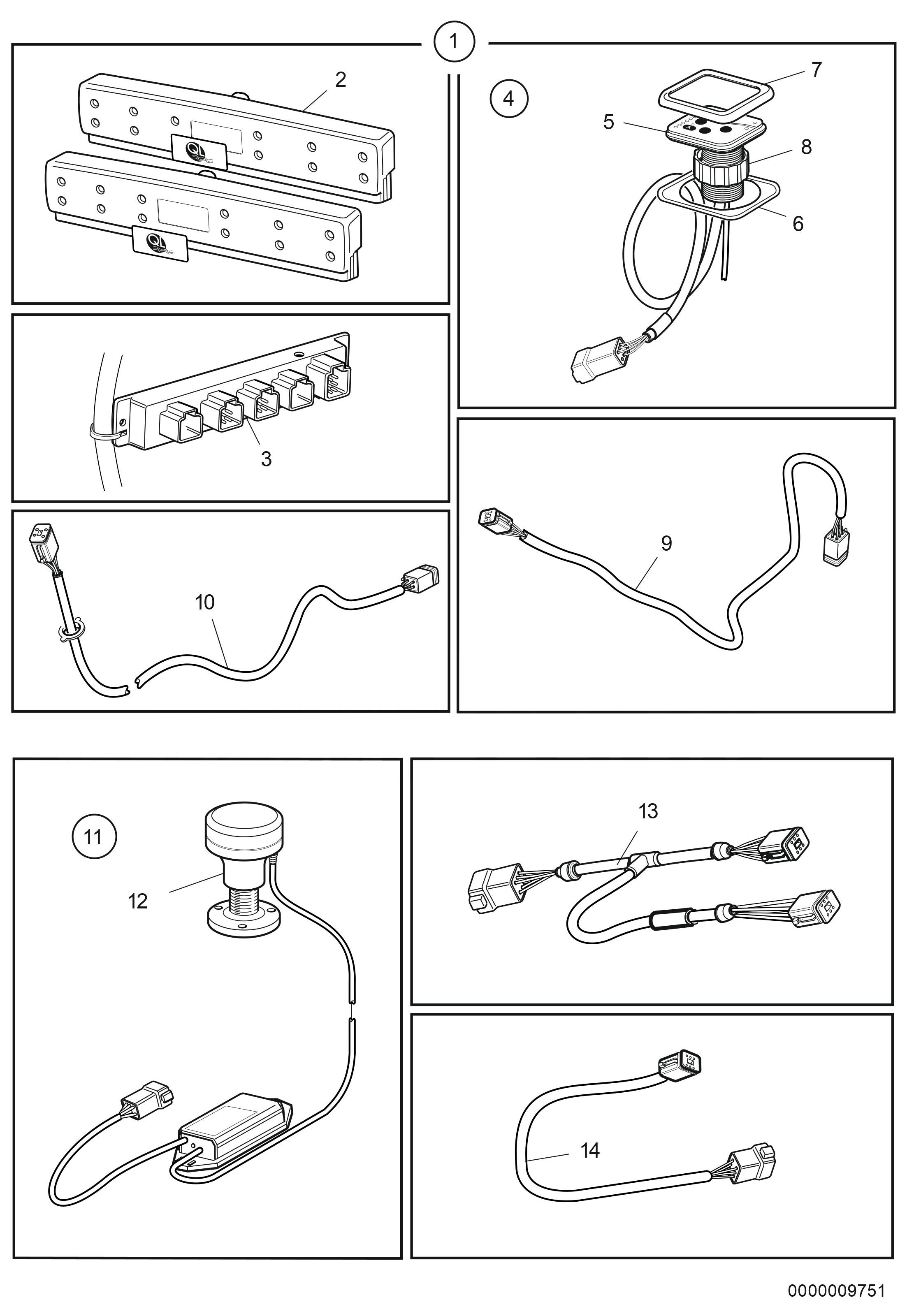 Sistema de trimado para barcos, BTS 450 mm