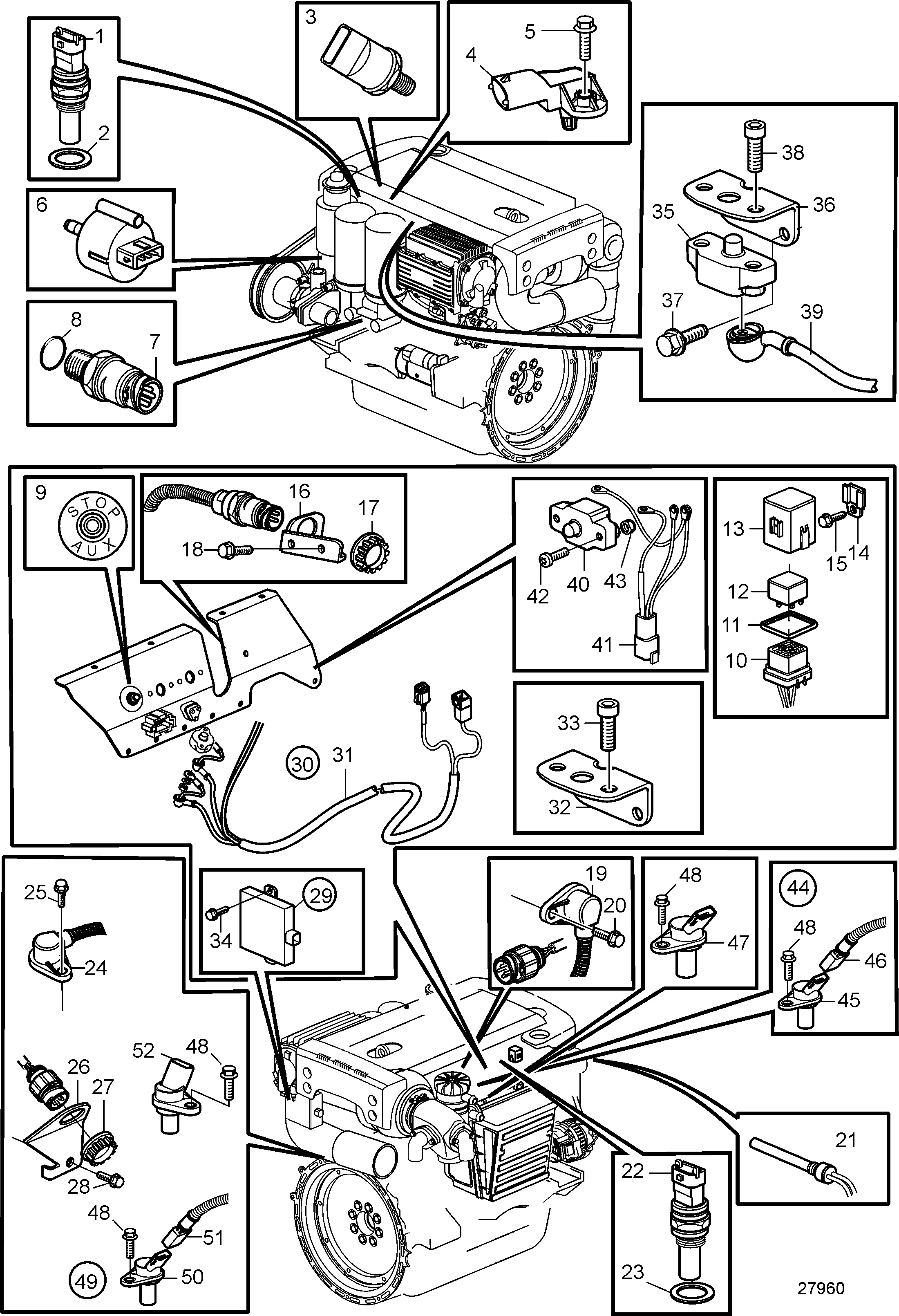 Contacts et capteurs