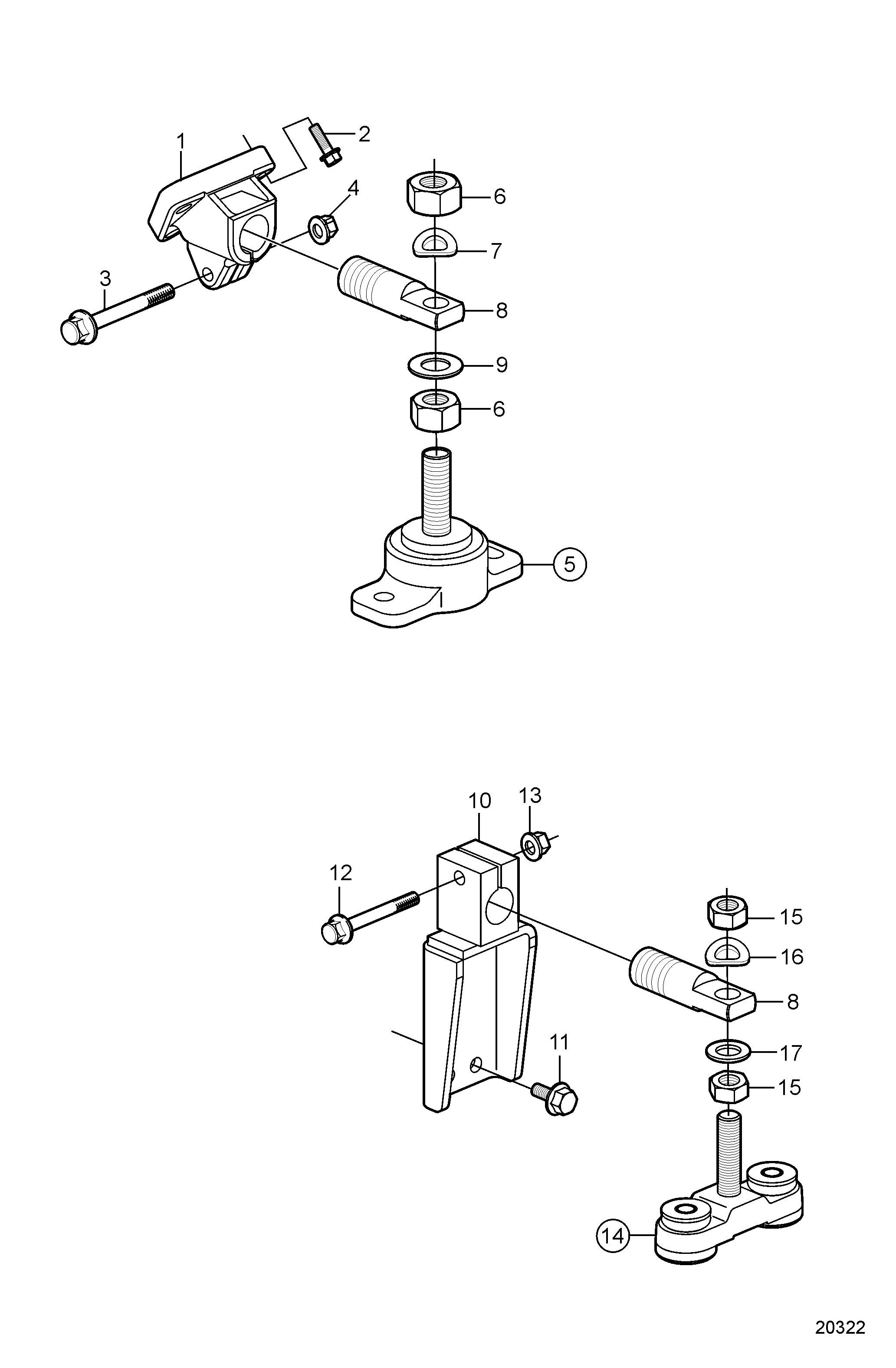 Supports de moteur et de transmission, HSW630A