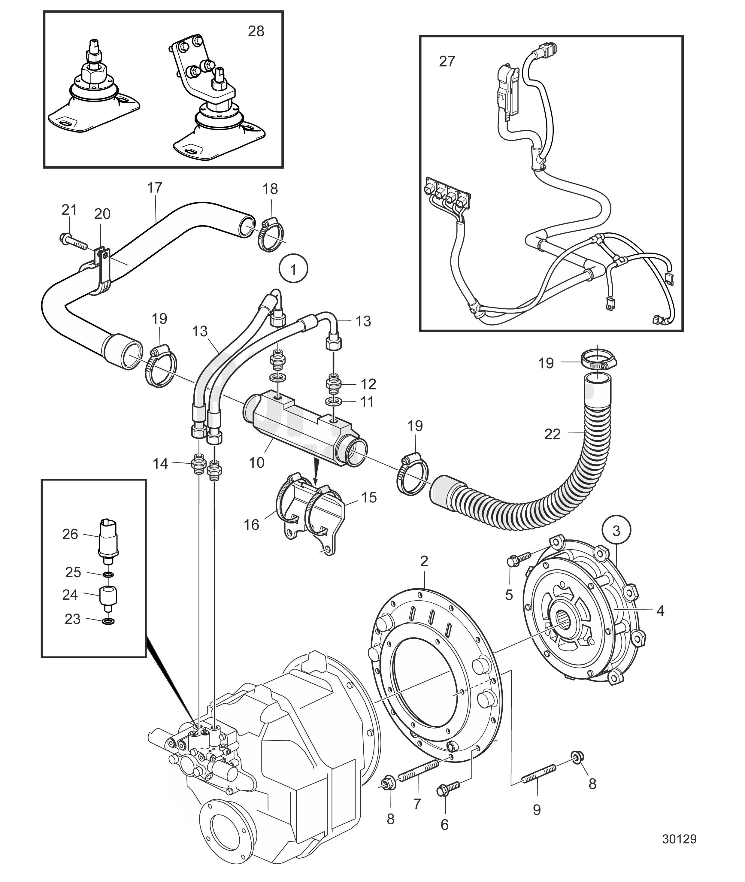 Pièces de raccordement, inverseur ZF68