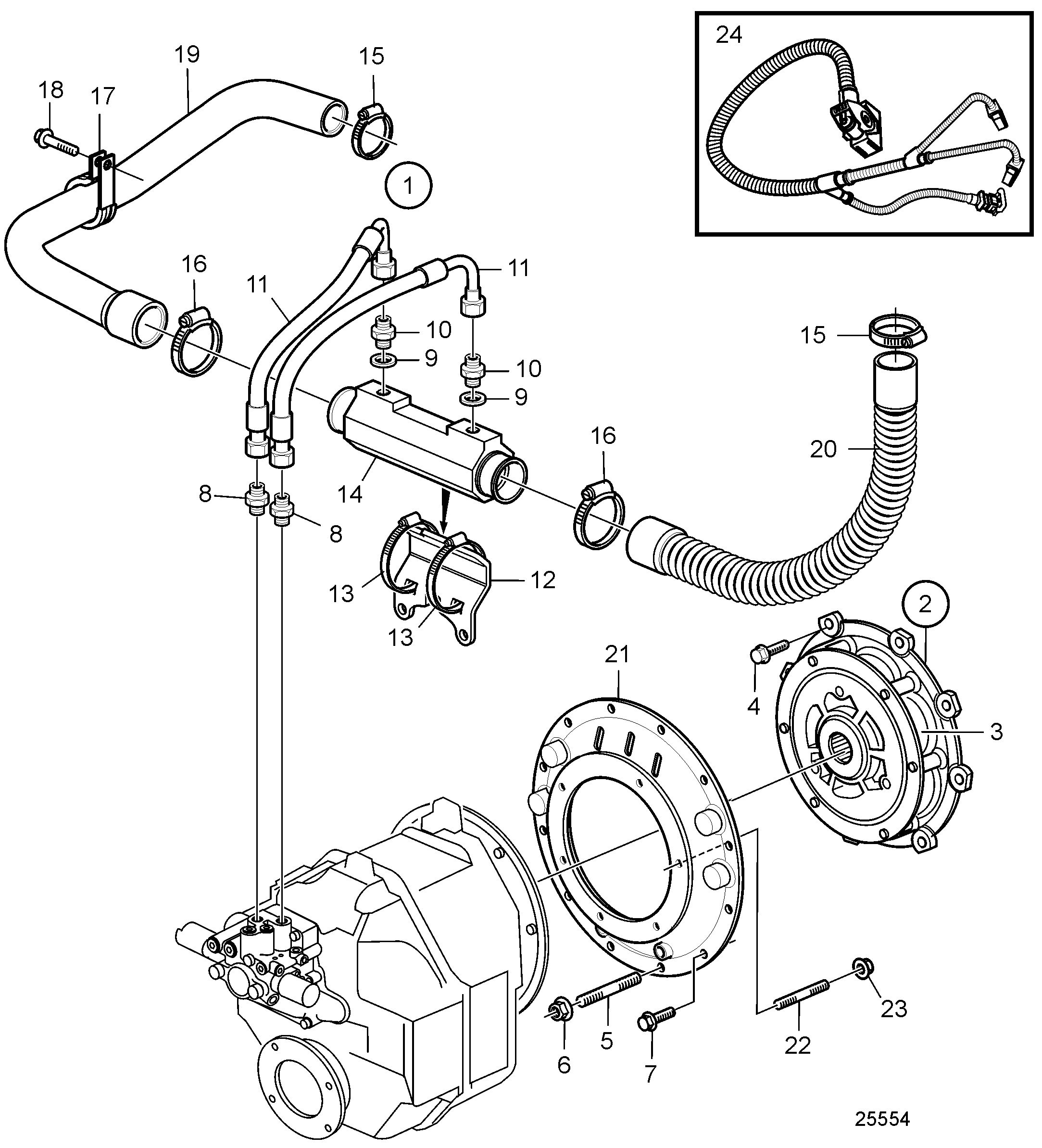 Kit de connexion inverseur HS63AE