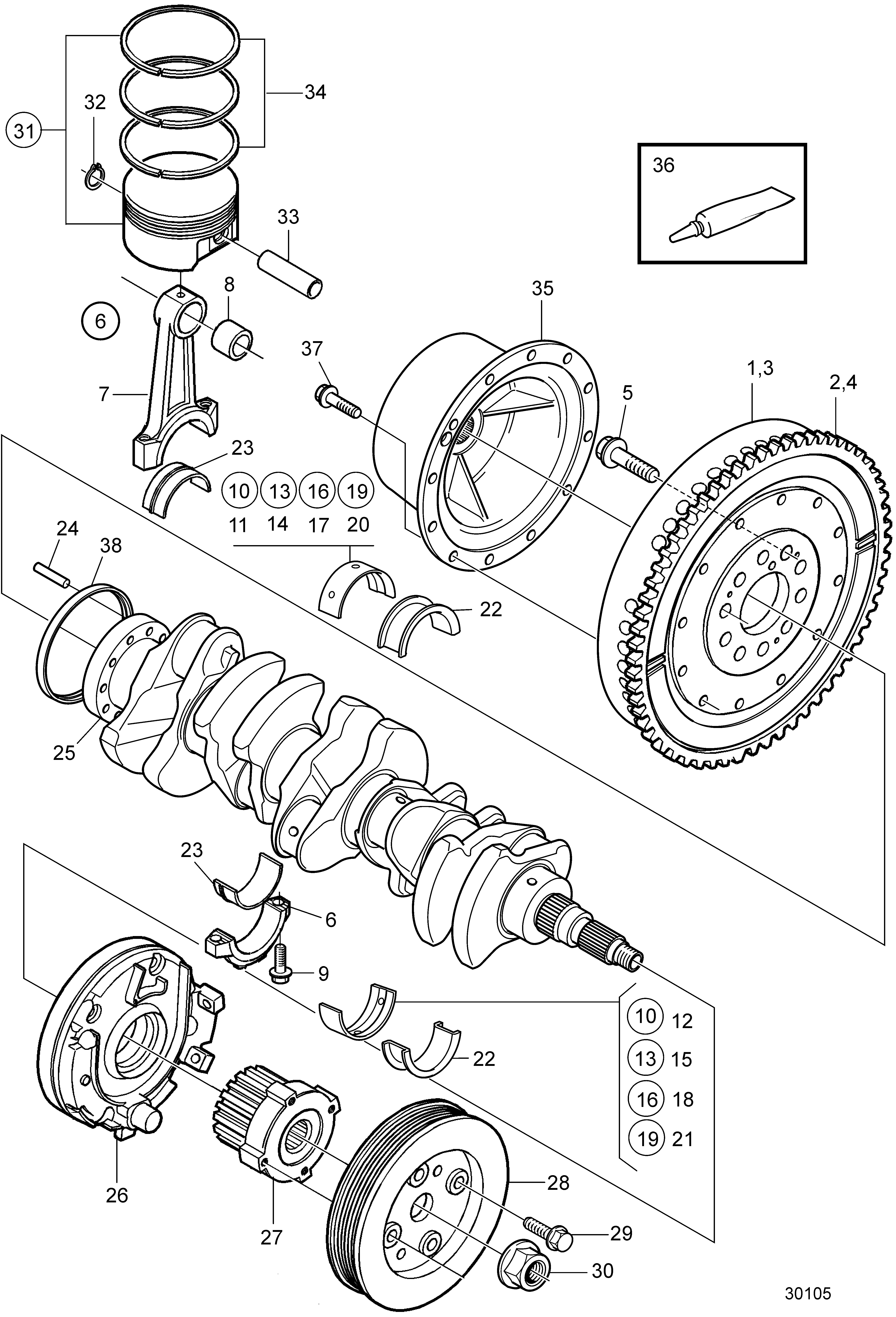 Embiellage