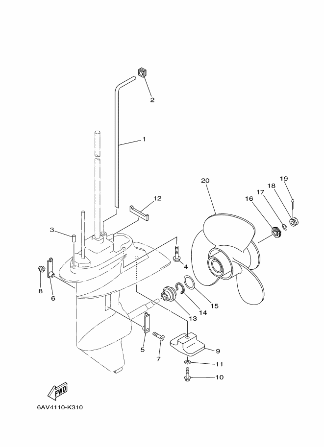 BOITIER D'HELICE TRANSMISSION2