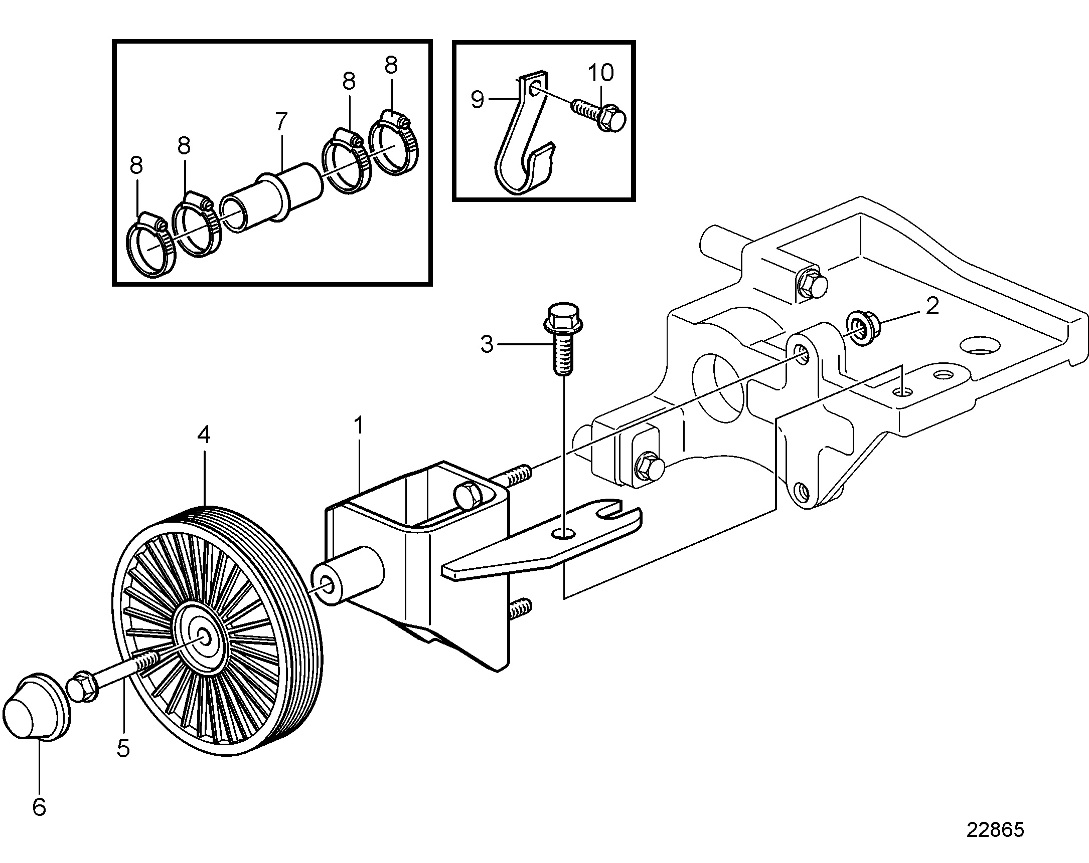Adaptador de bomba de dirección asistida