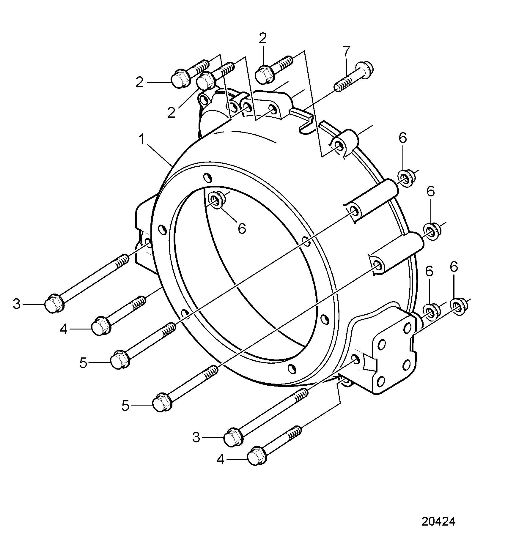 Carter de volant moteur