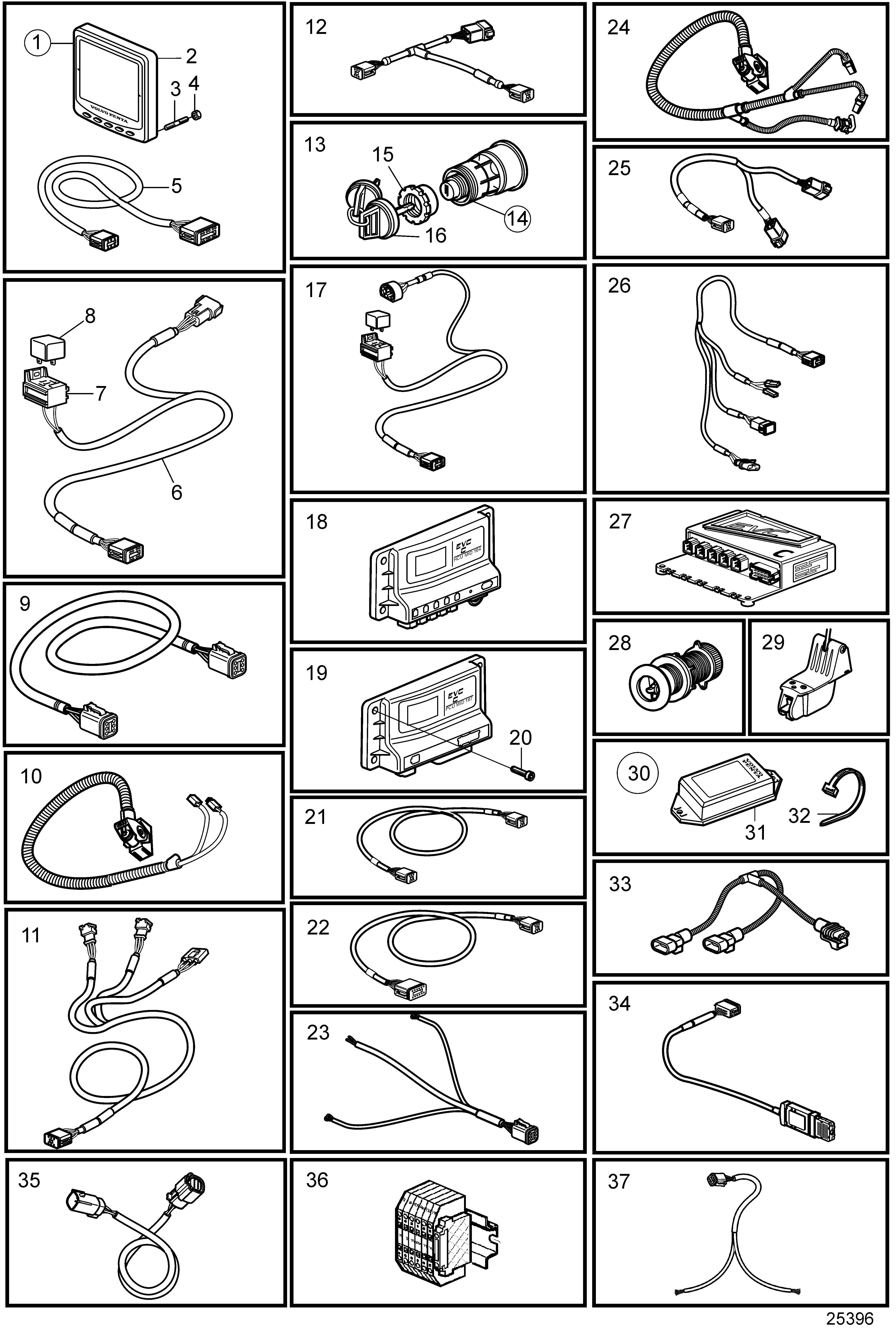 Unidad de control y cables.EVC-E2