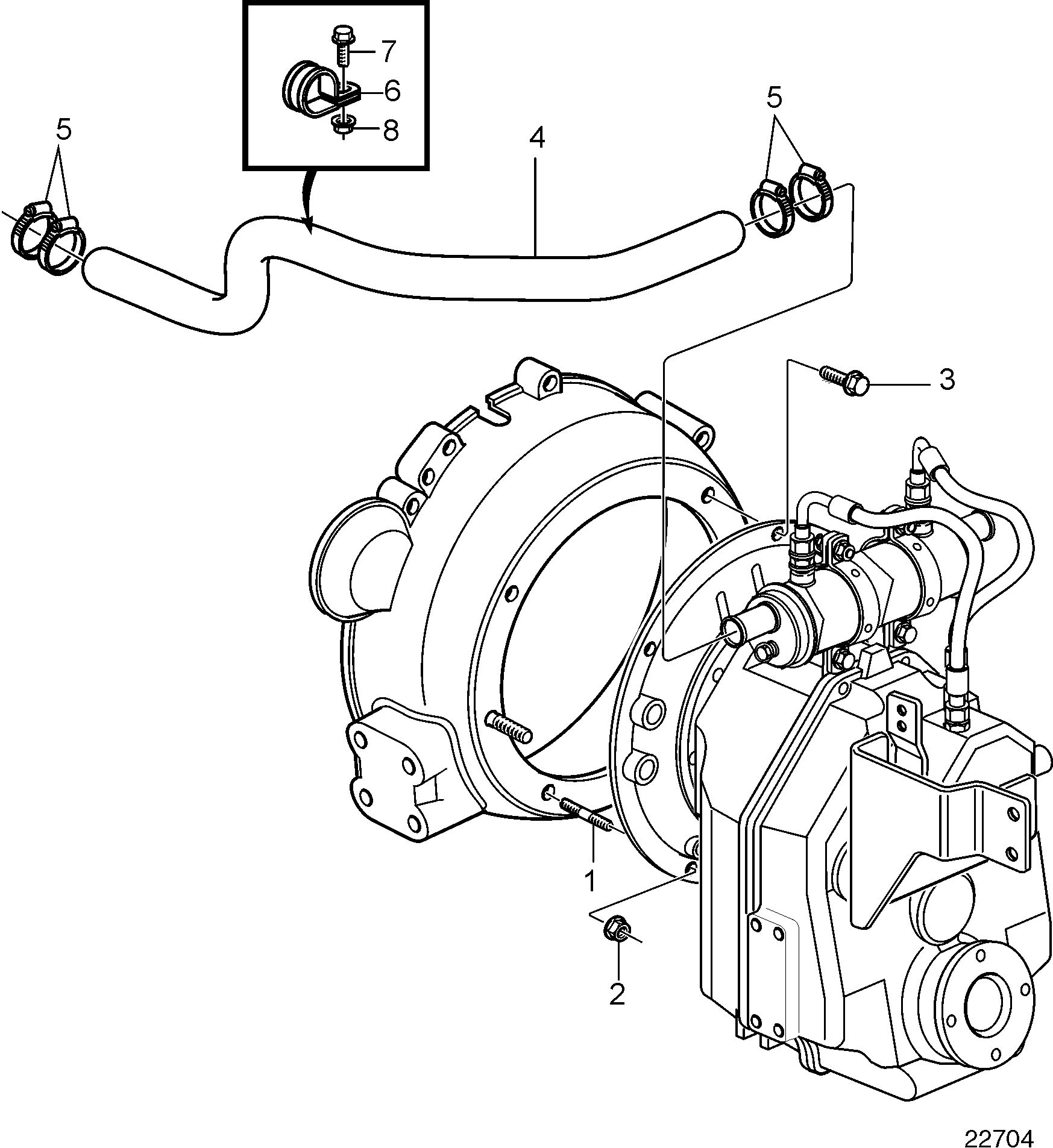 Organes de liaison pour HS63VE