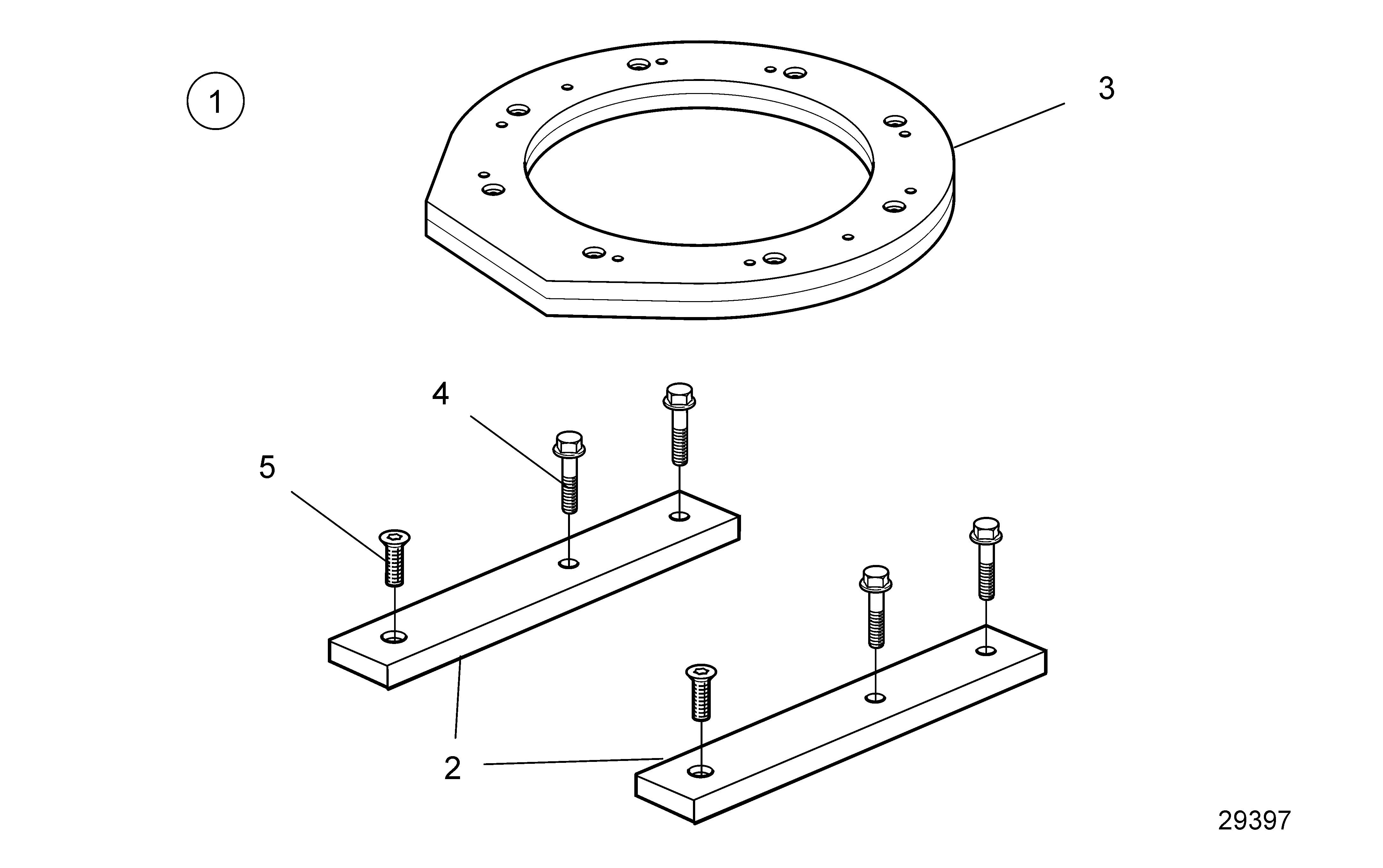 Kit de rediseño Yanmar con placa de motor SD60 420/470 mm en D2-50/60/75