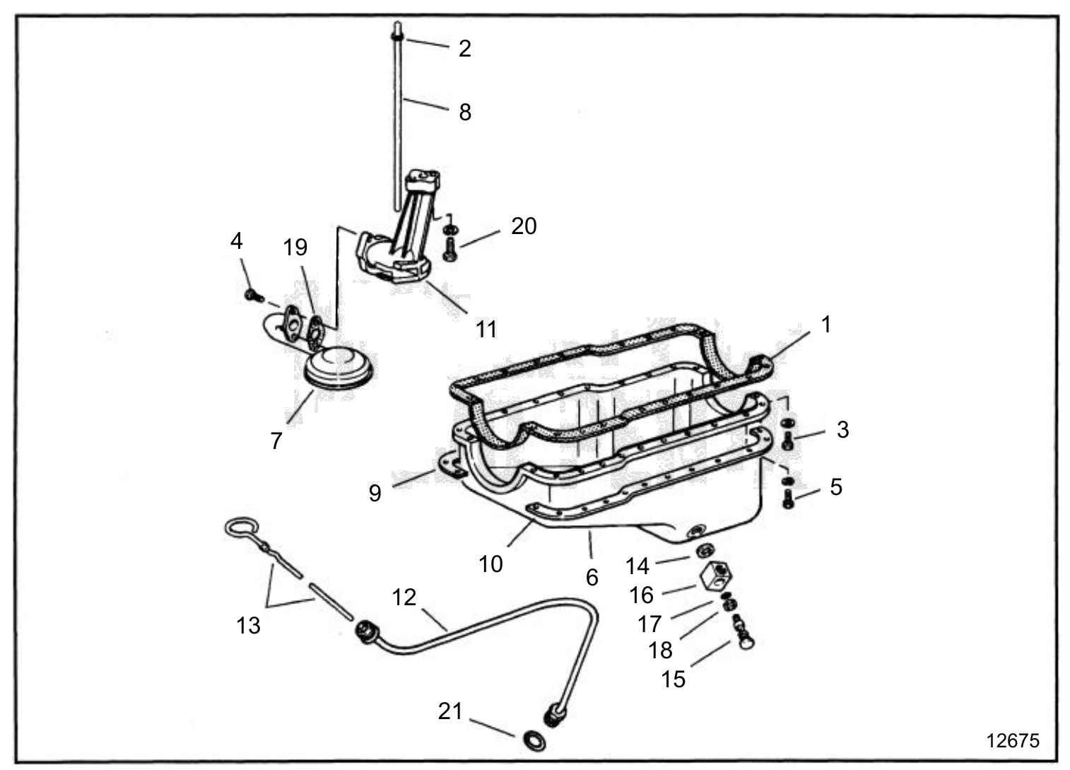 Carter d'huile et pompe à huile