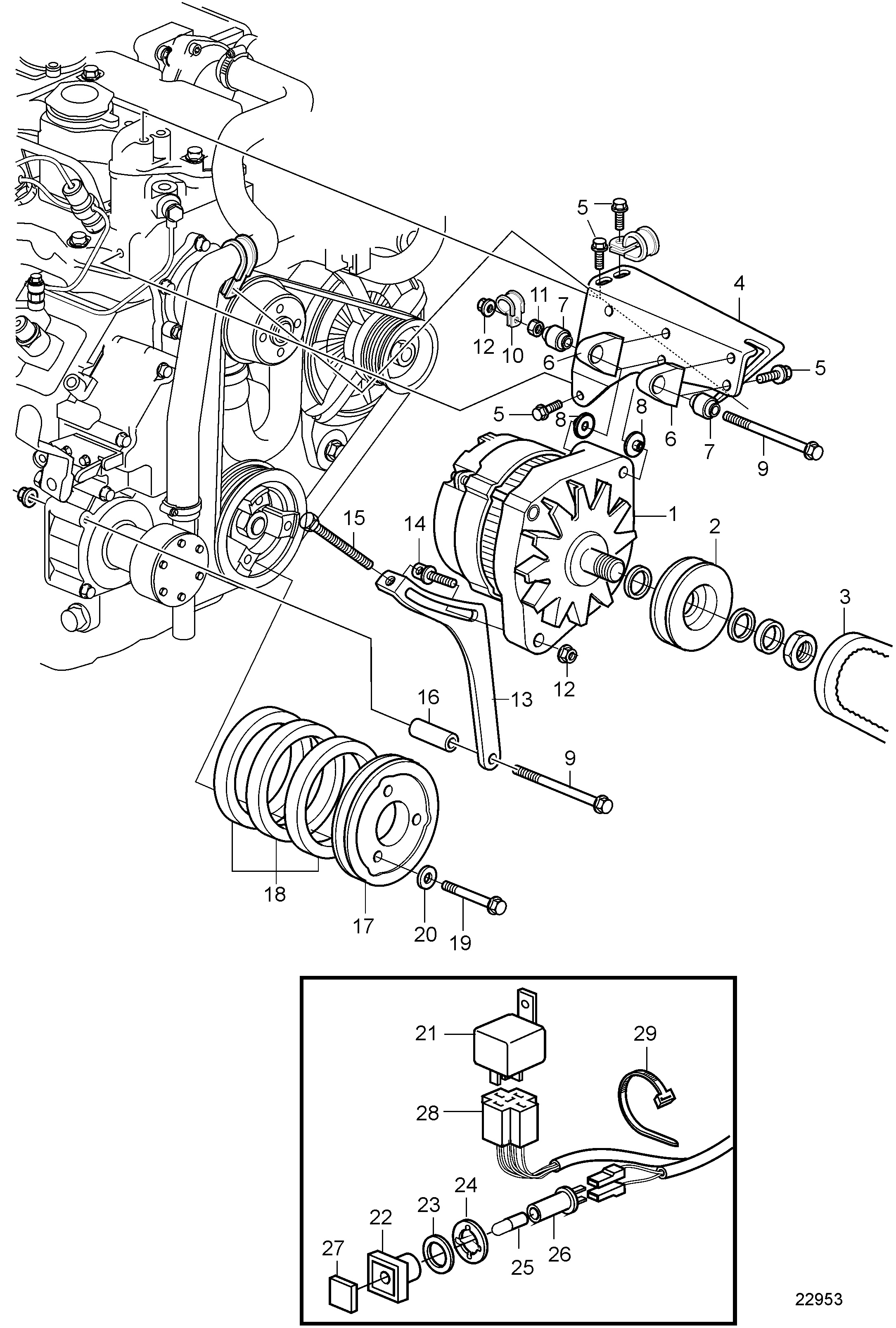 Alternatore aggiuntivo