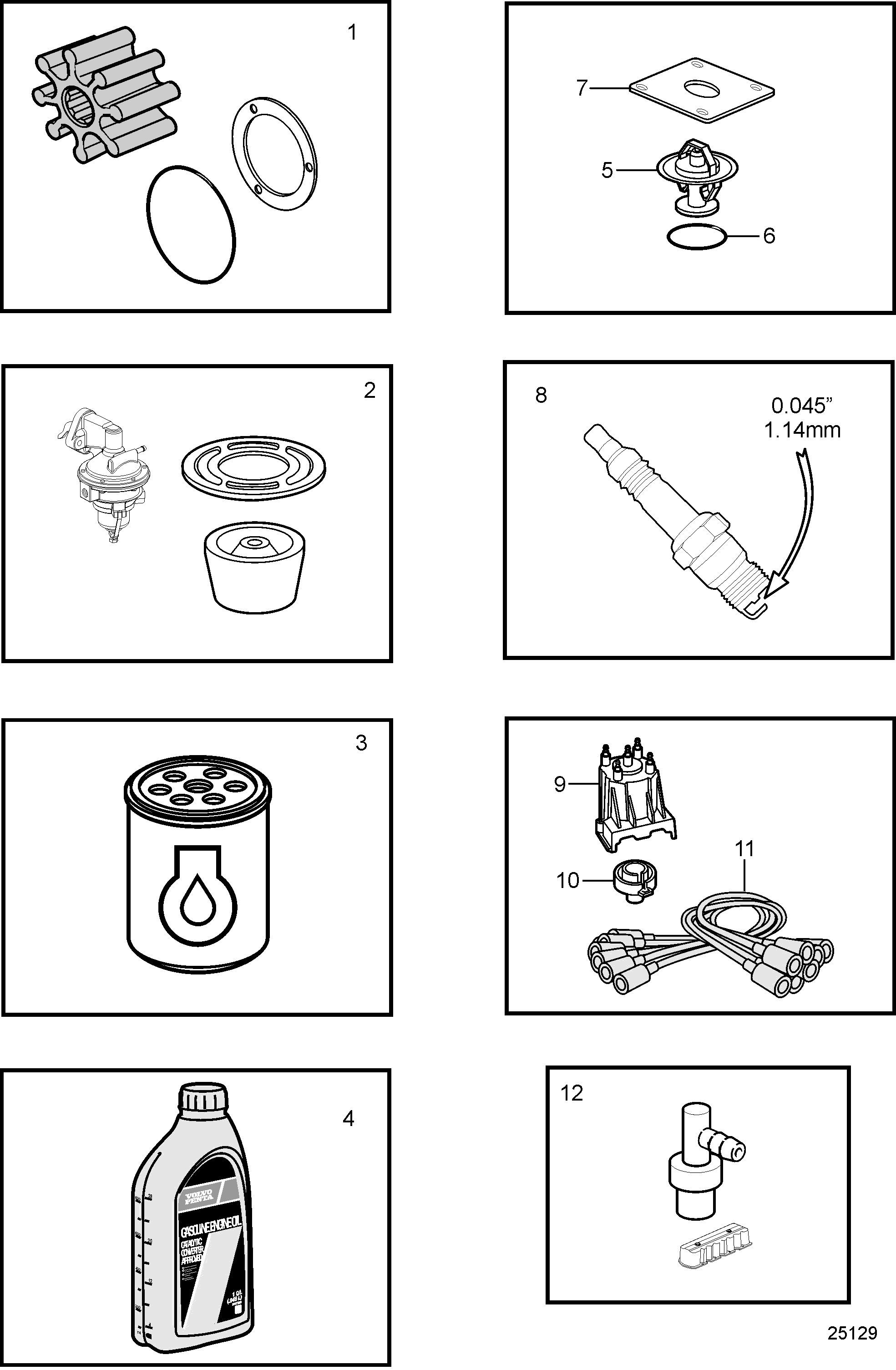 Pièces d’entretien