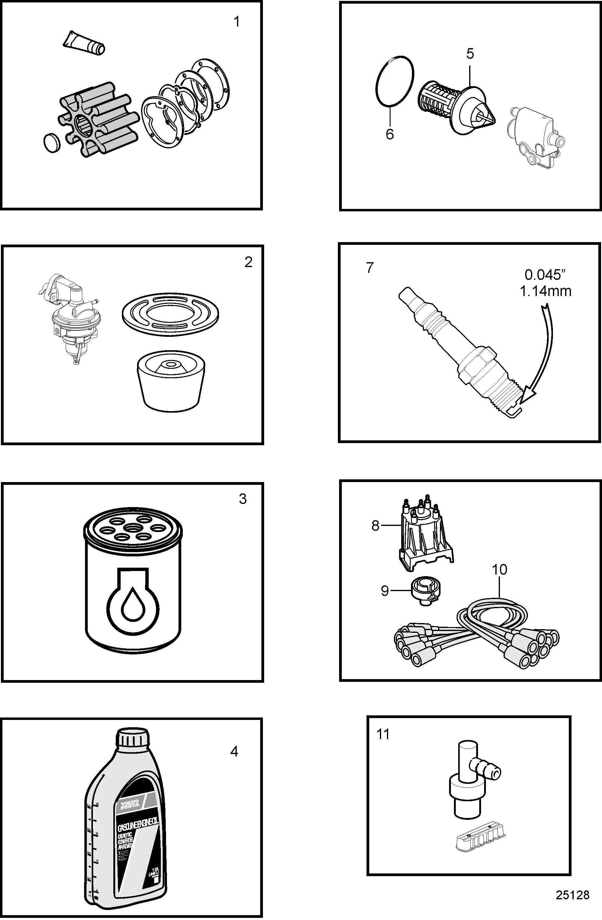 Pièces d’entretien