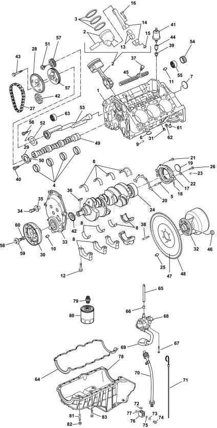 Carter moteur et carter d'huile