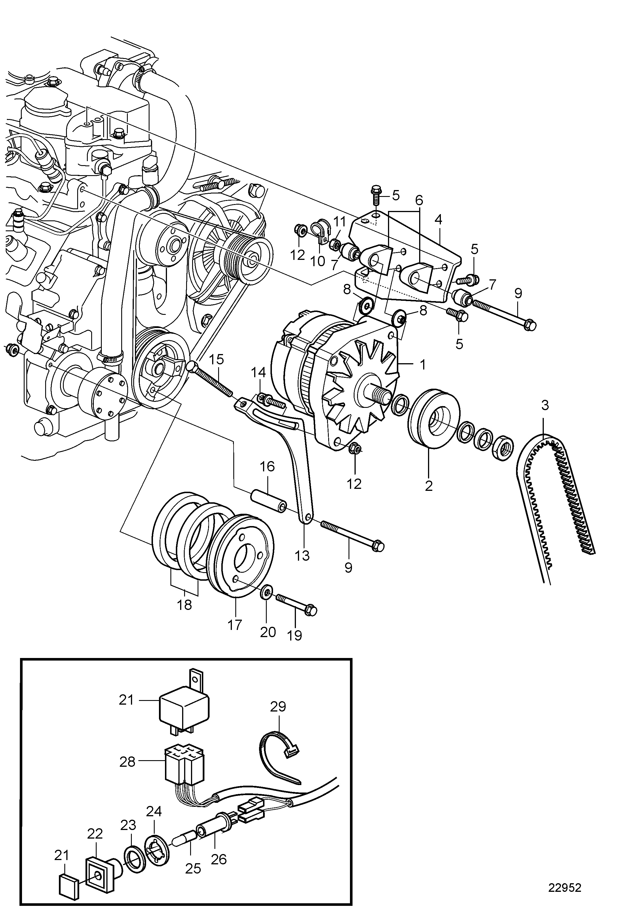 Alternatore aggiuntivo