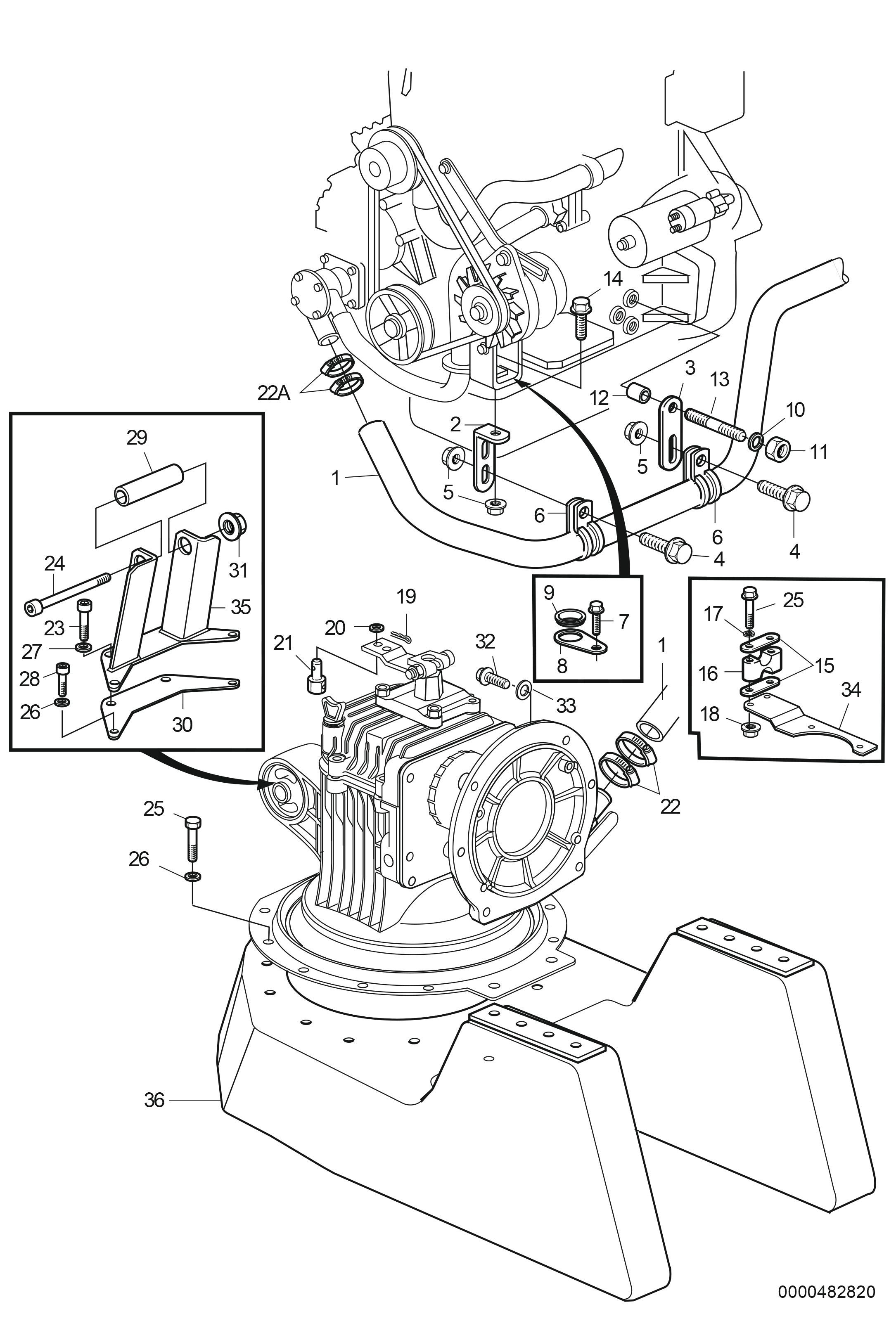 Pièces de raccordement pour S-Drive MS25S/SR
